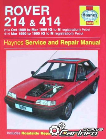 Rover 214 & 414 1989-1996 Haynes Service and Repair Manual