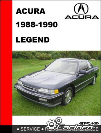Acura Legend 1988-1990 Service and Repair Manual