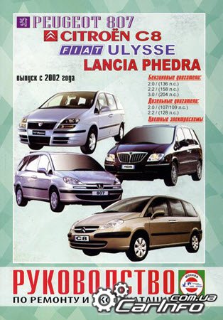 PEUGEOT 807, CITROEN C8, FIAT ULYSSE, LANCIA PHEDRA  2002  /      