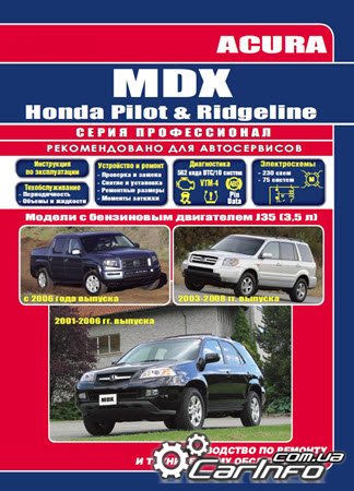 Acura MDX, Honda Pilot / Honda Ridgeline  2001  . .  ( 2015)