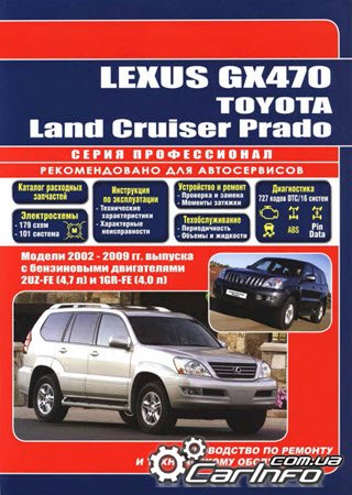 Lexus GX 470 / Toyota Land Cruiser Prado 2002-2009      
