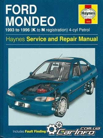  Ford Mondeo,  Ford Mondeo 1993-1996, Ford Mondeo 1993-1996 Service and Repair Manual