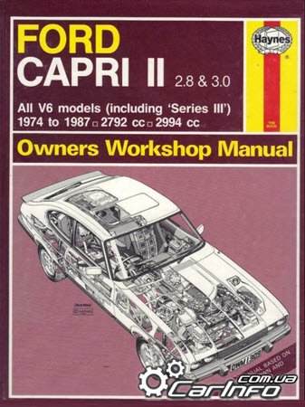 Ford Capri II 1974 - 1987) Haynes Repair Manual,    Ford Capri II 1974 - 1987,  Ford Capri II